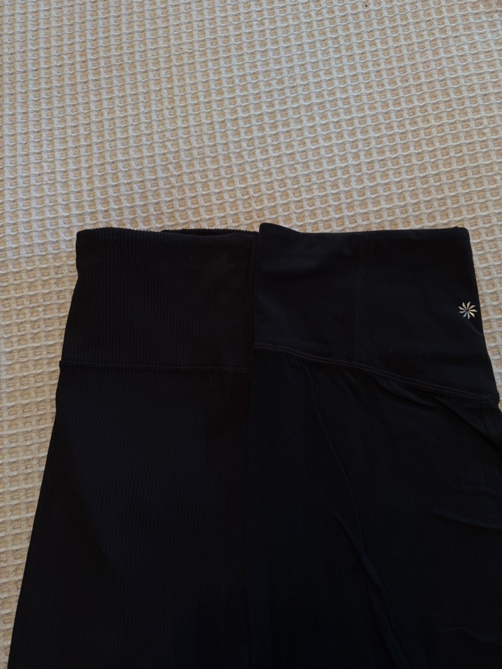 Athleta Elation Rib Black High-Waist Leggings - Picture 6 of 6